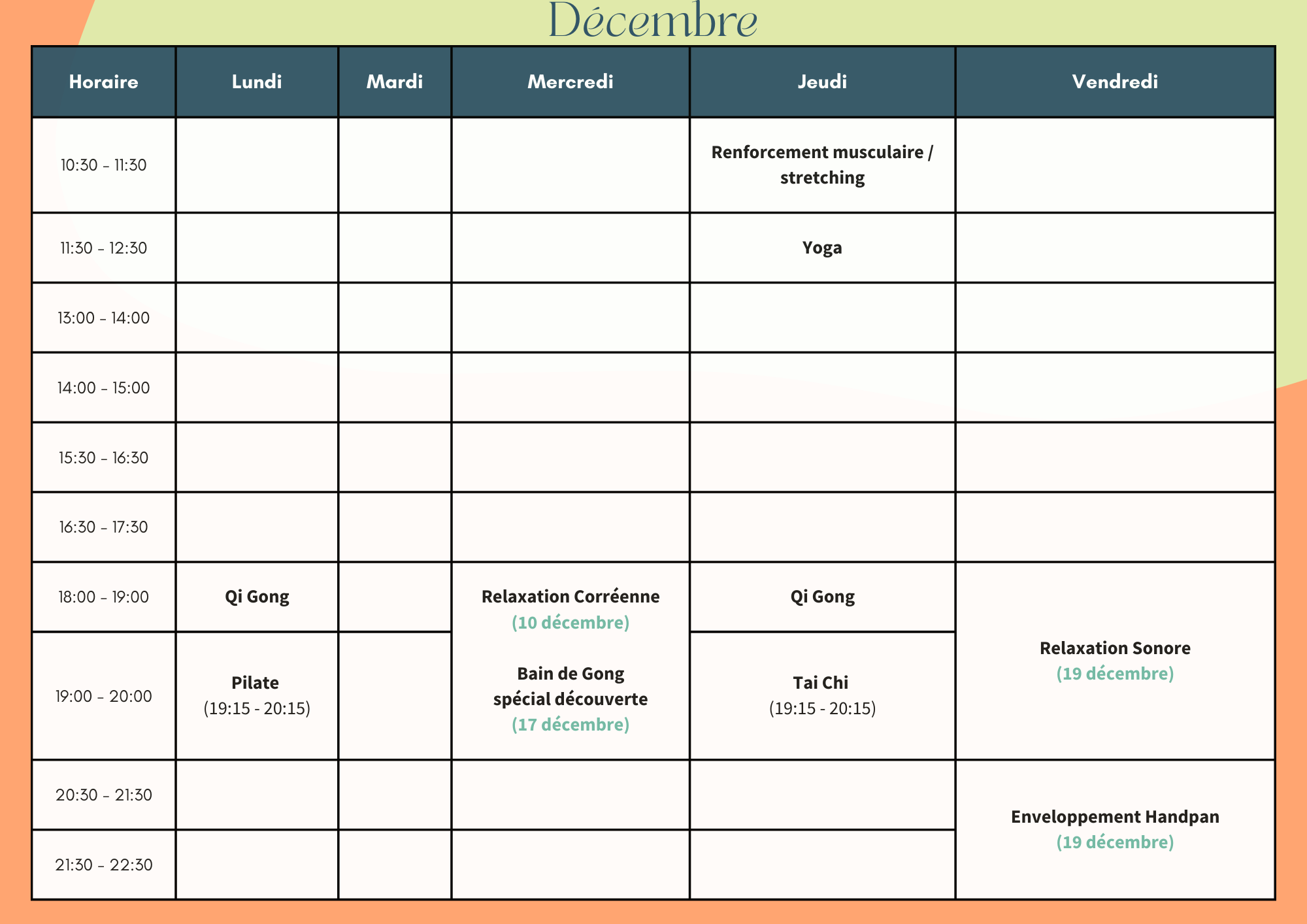 activité bien-être, Terra Pie