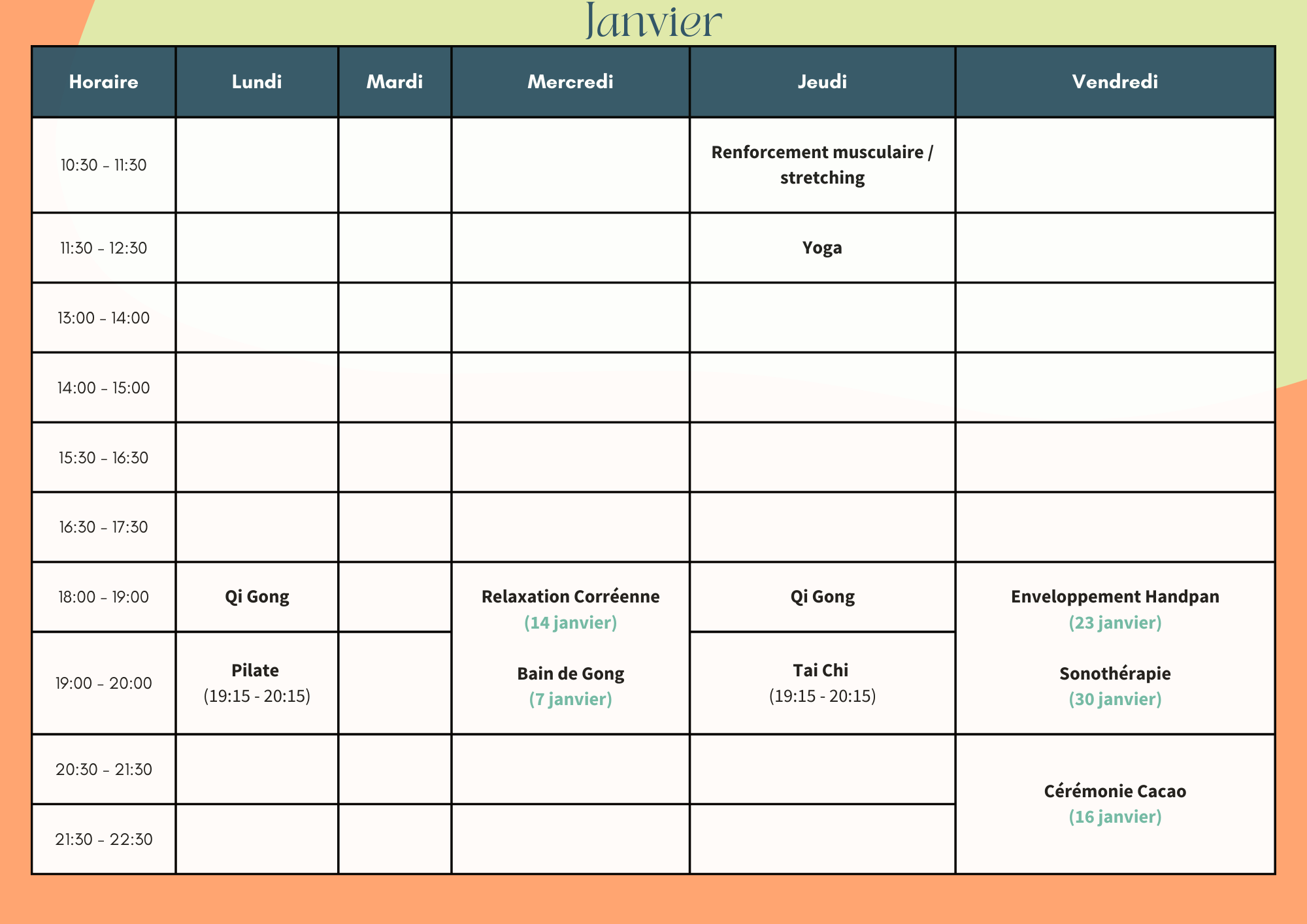 activité bien-être, Terra Pie