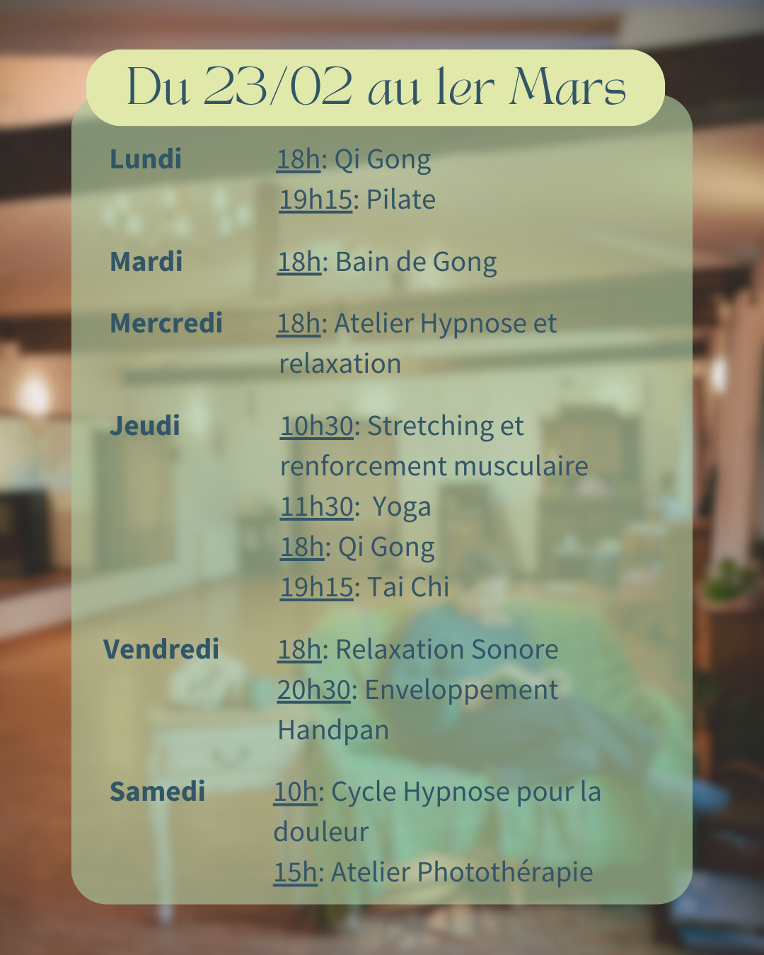 activité bien-être, Terra Pie